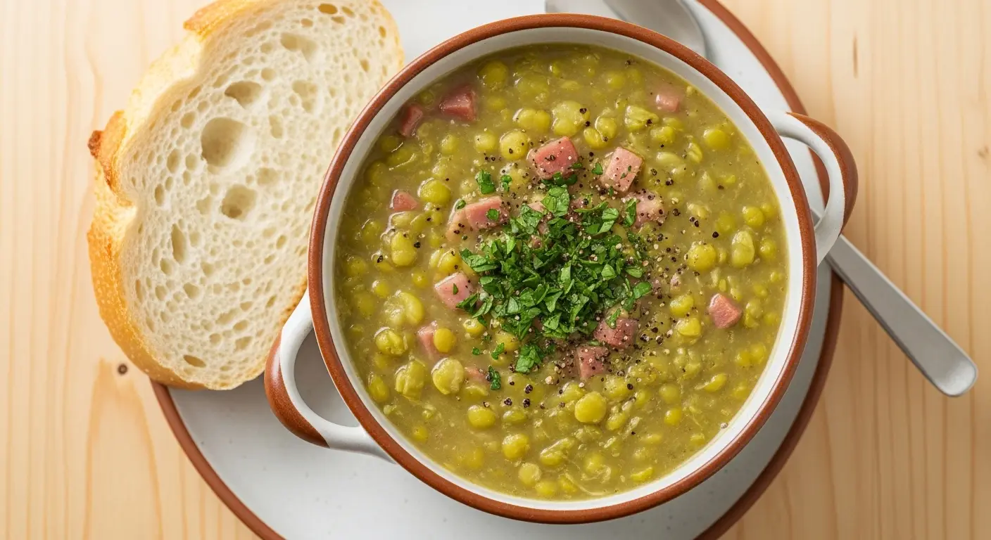 Homemade Split Pea Soup with Ham: Hearty, Thick & Economical